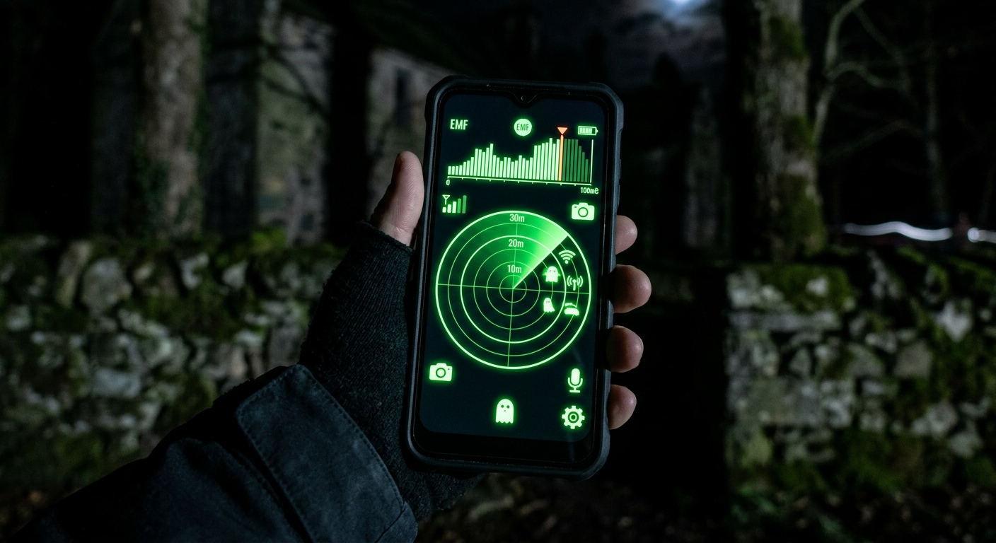 EVP-MINI ghost hunting app on phone